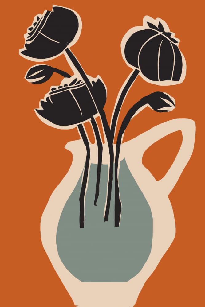 Vintage Vibes No 2 by Treechild — canvas wall art