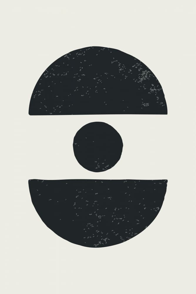 Balanced Abstract Shapes by jay stanley — canvas wall art