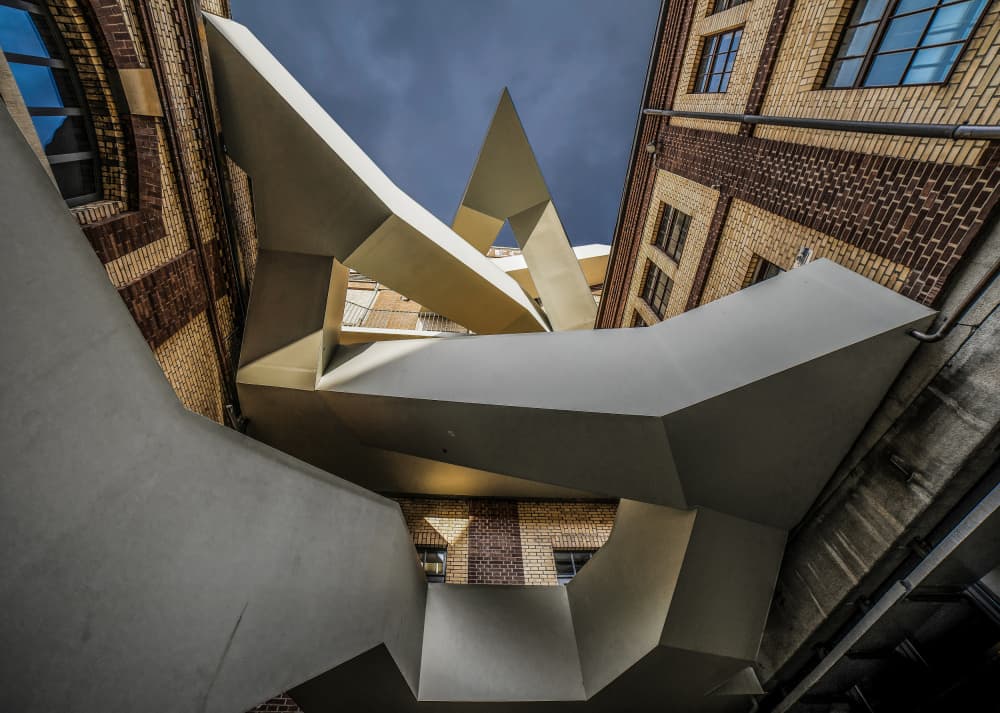 Dynamic Urban Angles by mario.messer — canvas wall art