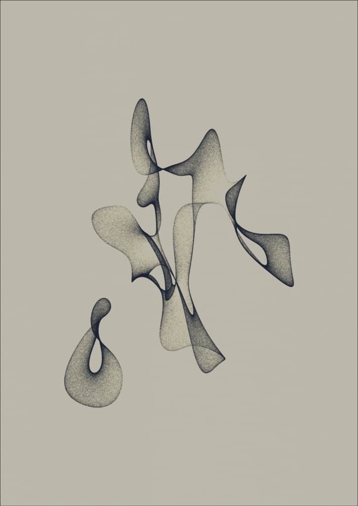 Organic Fluid Forms by AV11 — canvas wall art
