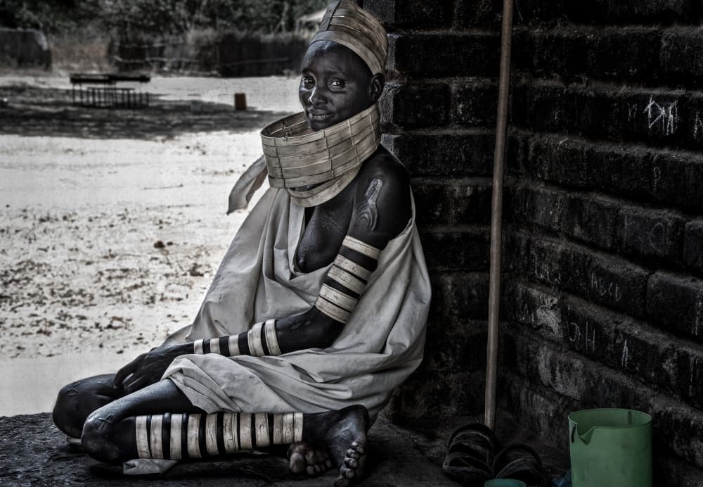 Dignified African Woman by Joxe Inazio Kuesta Garmendia — canvas wall art