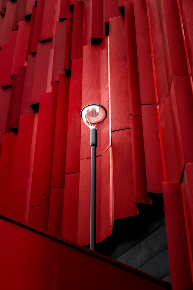Urban Red Glow by Marc Huybrighs — canvas wall art