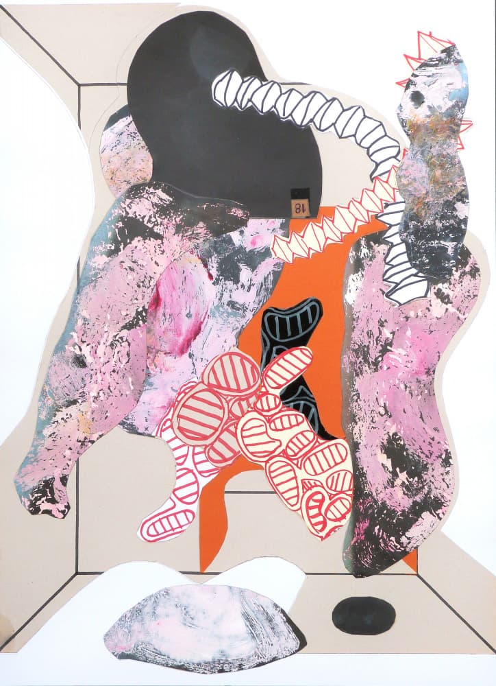 Vibrant Abstract Forms by Pascal Marlin — canvas wall art