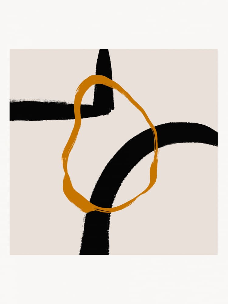 Abstract Intersection by Treechild — canvas wall art