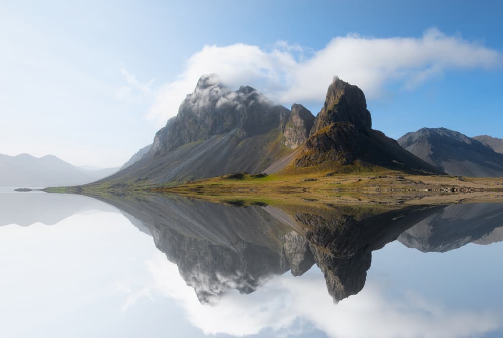 Majestic Mountain Reflection by Erik Engström — canvas wall art