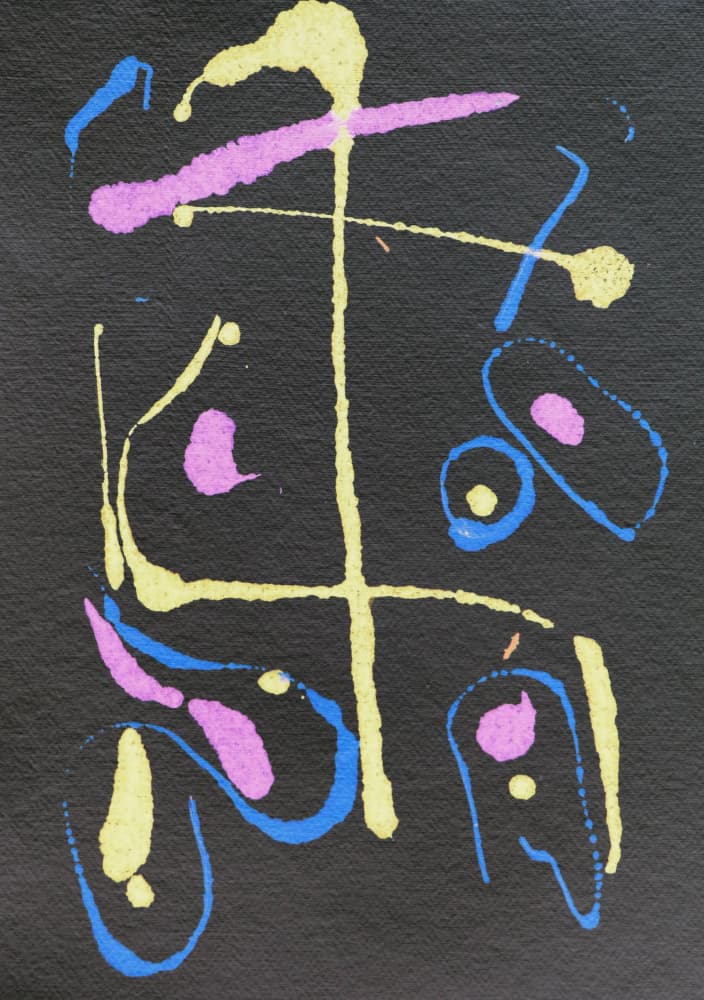 Vibrant Abstract Splatter by Santhosh ch — canvas wall art