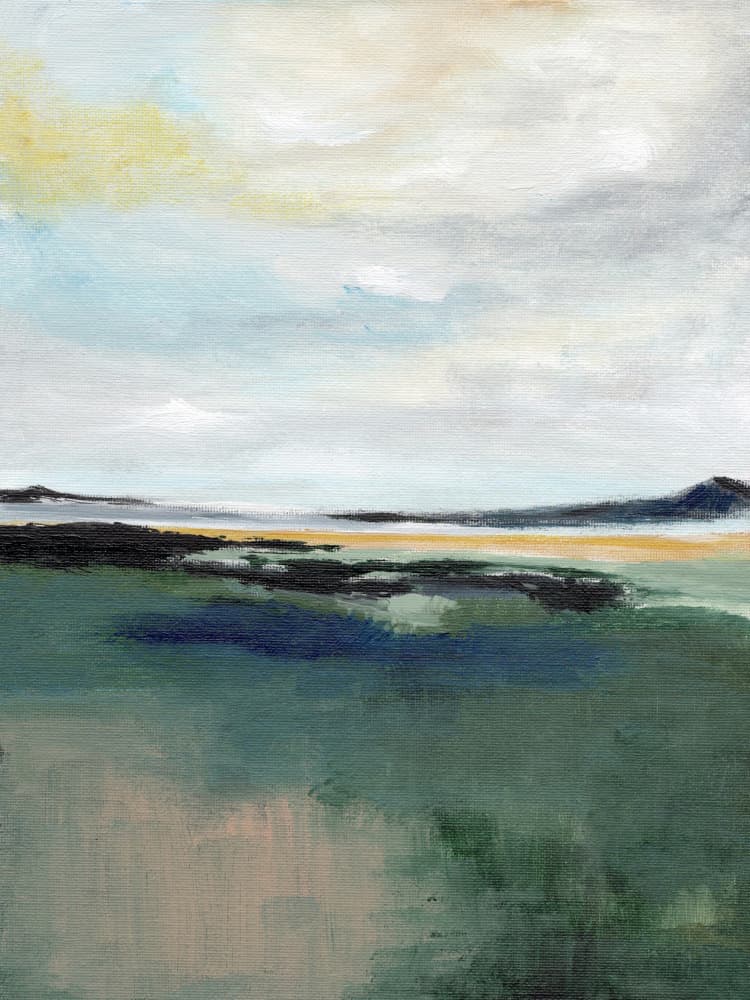 Serene Marsh Landscape by Nikita Jariwala — canvas wall art