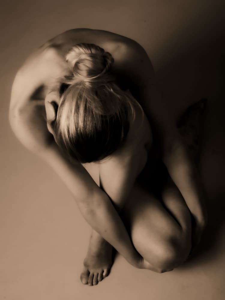 Quiet Nude Form by Eyal Alcalay — canvas wall art