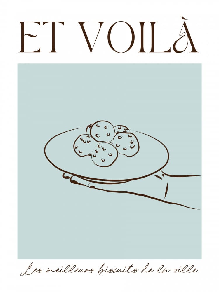 Et Voila Best Biscuits by Ohkimiko — canvas wall art