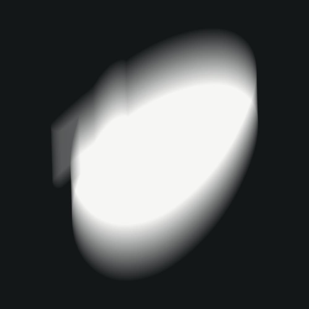 Ethereal White Glow by Little Dean — canvas wall art