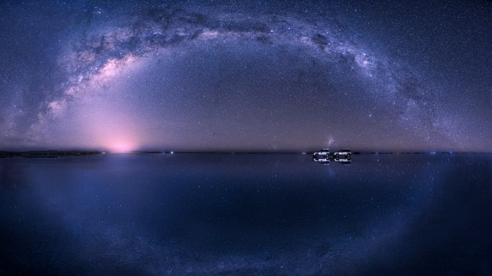 Milky Way Water Mirror by Yanny Liu — canvas wall art