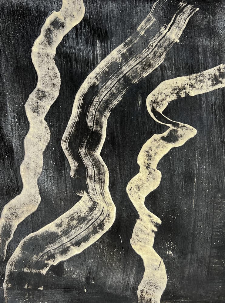 Curvy Line by Christina Misuro — canvas wall art