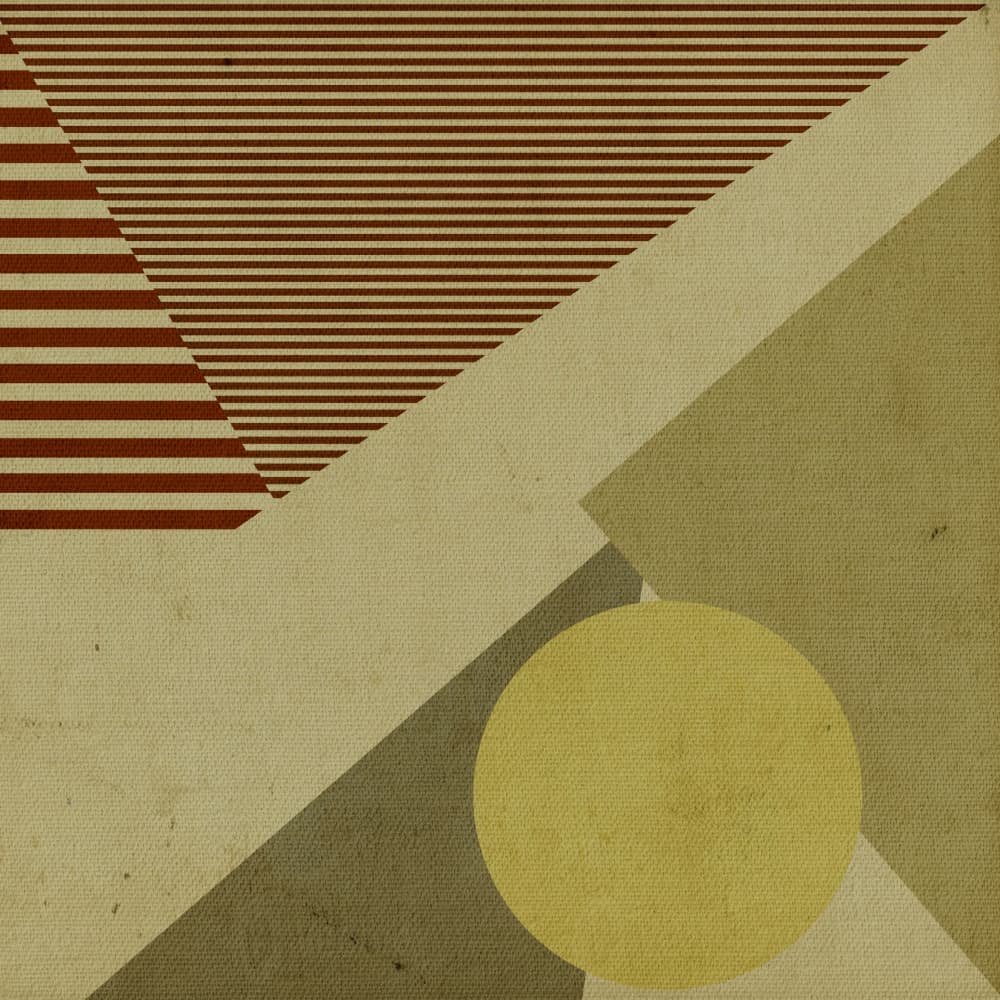 Midcentury Modern Shapes by Carlos Perez Del Moro — canvas wall art