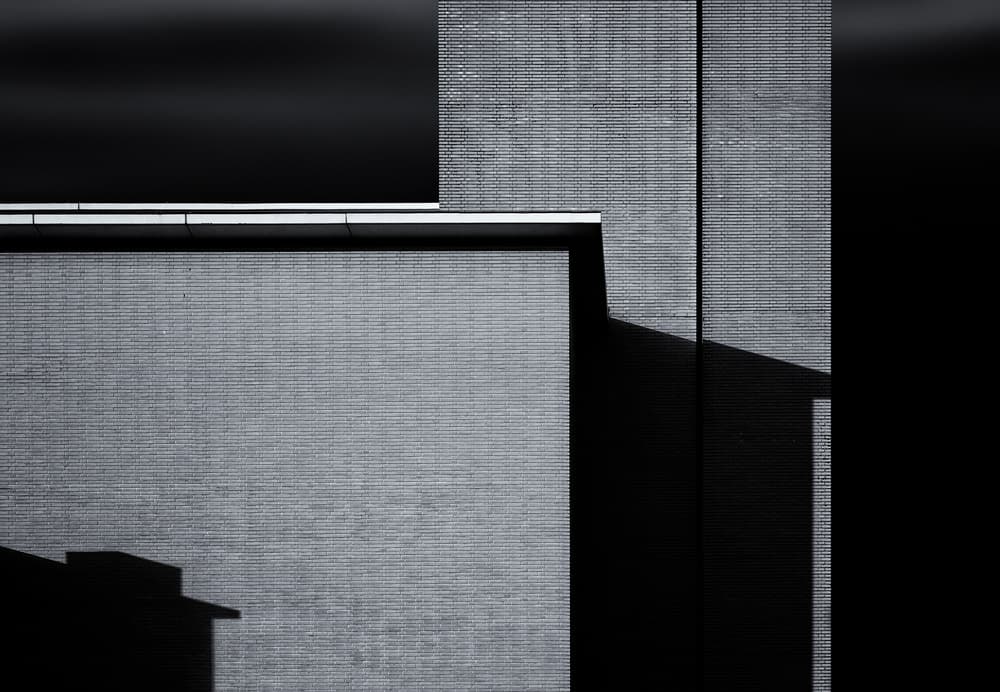 Stark Architectural Geometry by Jeroen van de Wiel — canvas wall art