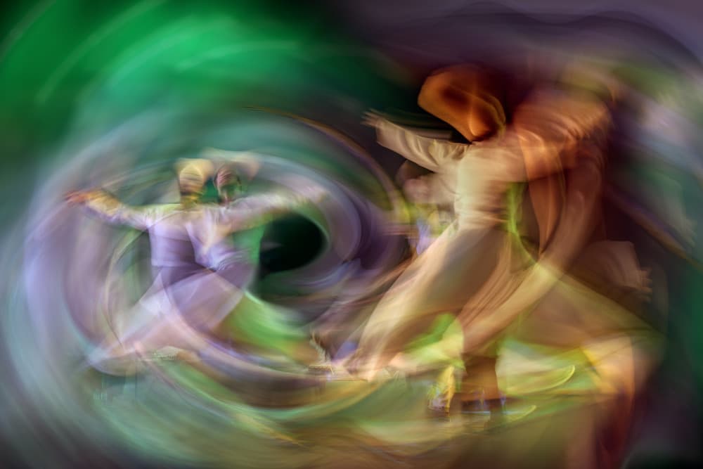 Ethereal Dervish Movement by Mohamed Shawki — canvas wall art