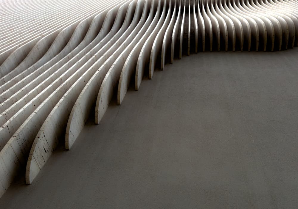 Sculpted Stone Waves by Andrea Nero — canvas wall art