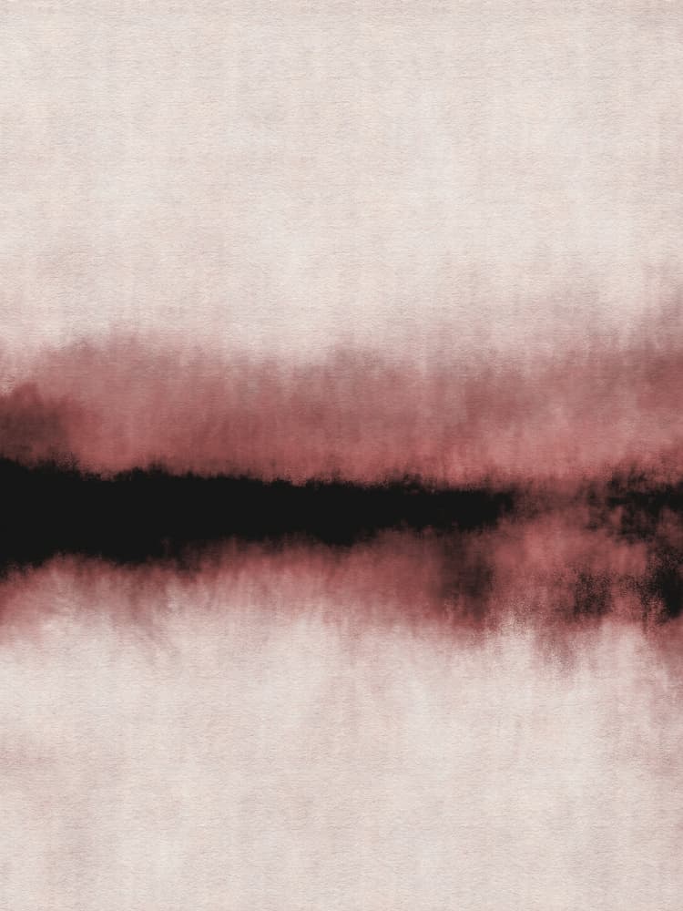 Dark Blush Ombre by Dina Dankers — canvas wall art