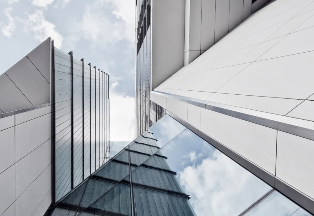 Urban Glass Reflections by Jeroen van de Wiel — canvas wall art