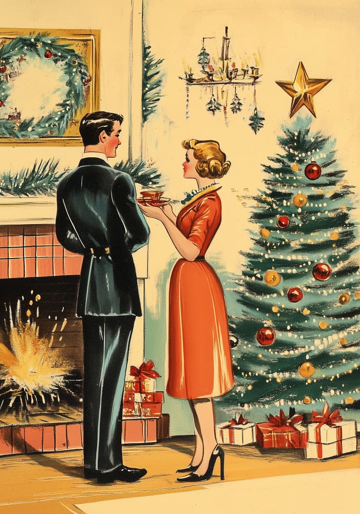 Cozy Christmas Evening by Pictufy Studio IV — canvas wall art