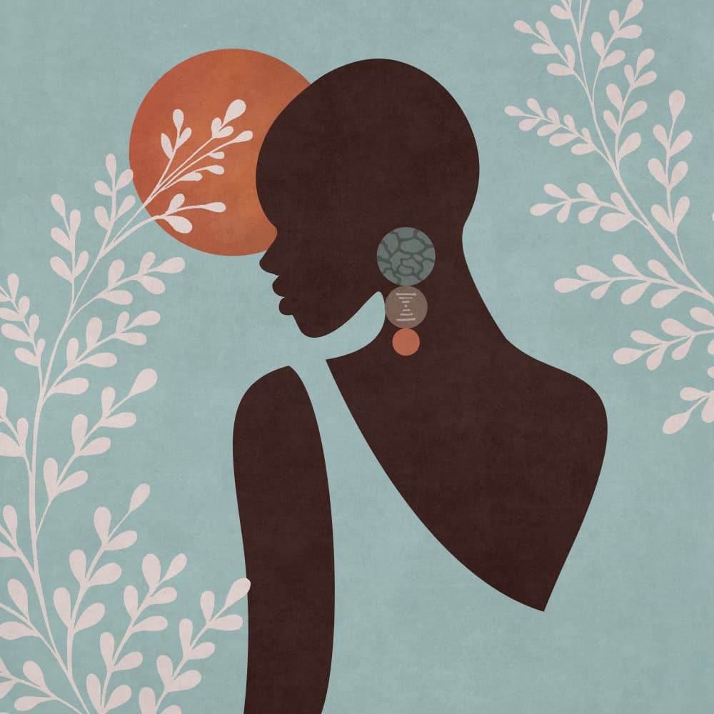 Elegant Silhouette by Emel Tunaboylu — canvas wall art