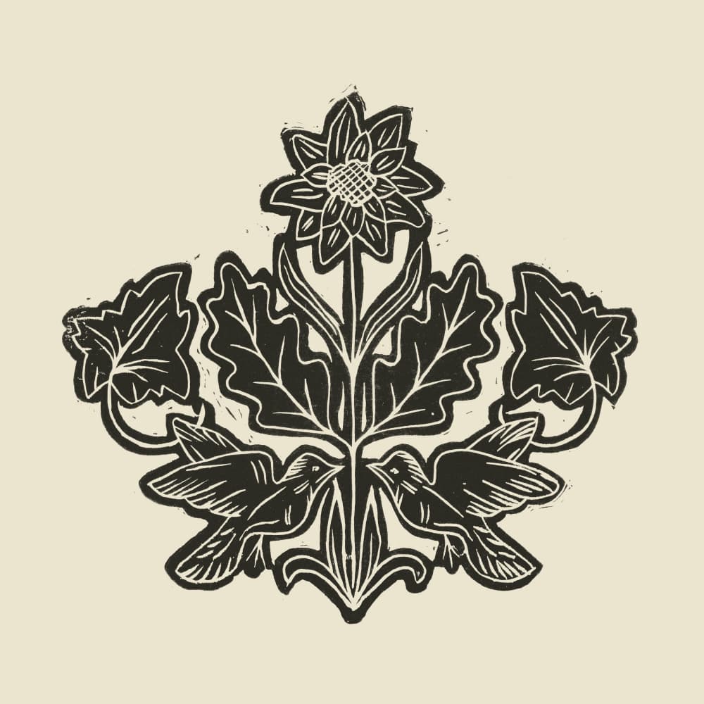 Elegant Floral Birds