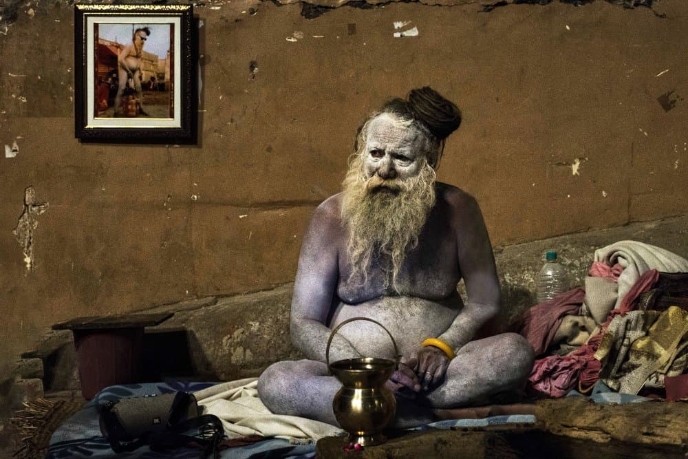Spiritual Indian Sadhu by Gabi Pontes — canvas wall art