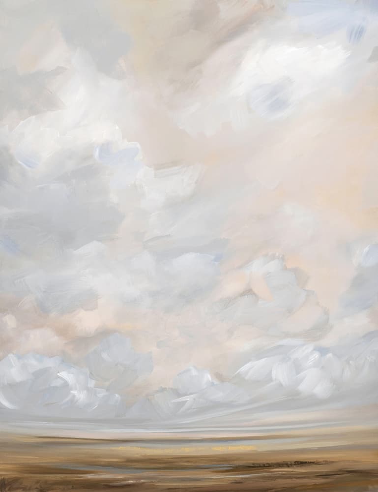 Soft Sky Landscape by Nicole Walsh — canvas wall art