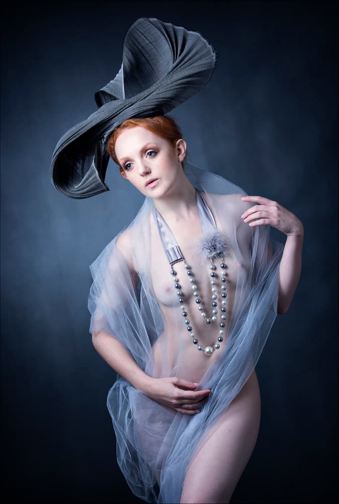 Ethereal Woman With Pearls by Catchlight Studio — canvas wall art