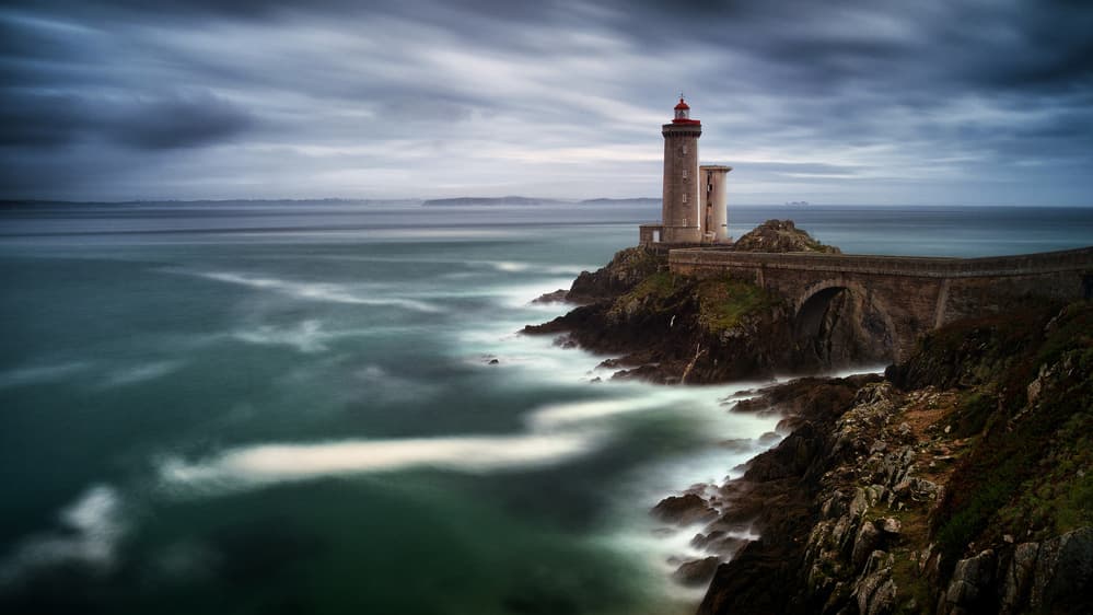 Dramatic Coastal Lighthouse by Sus Bogaerts — canvas wall art