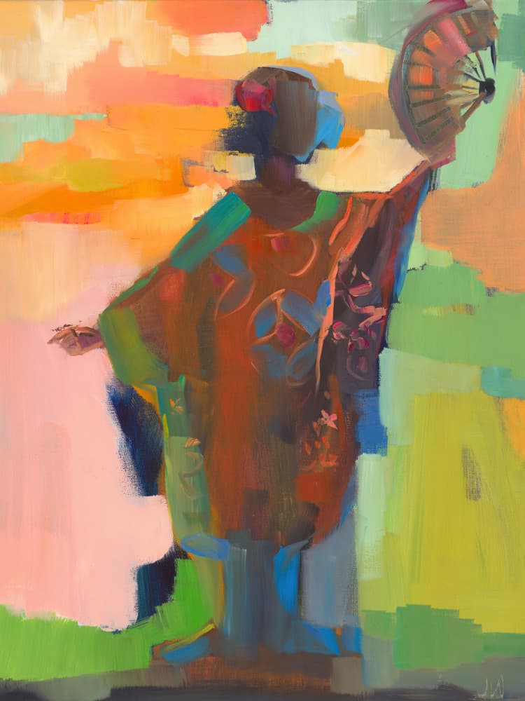 Kimono 3 by Jenny Westenhofer — canvas wall art