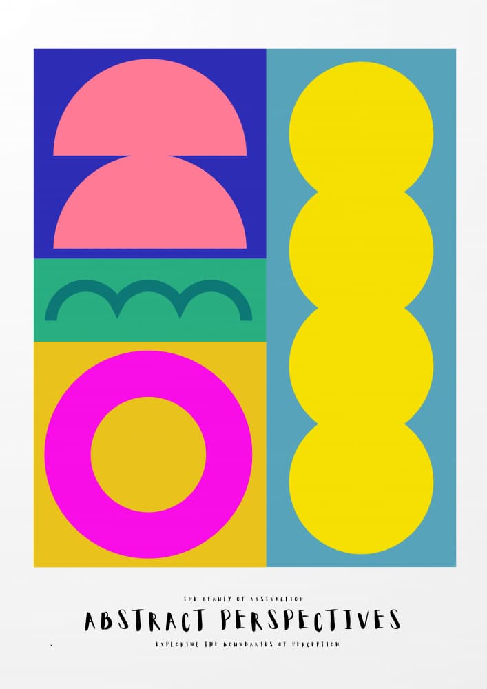 Modern Abstract Shapes by RS LAB STUDIO — canvas wall art