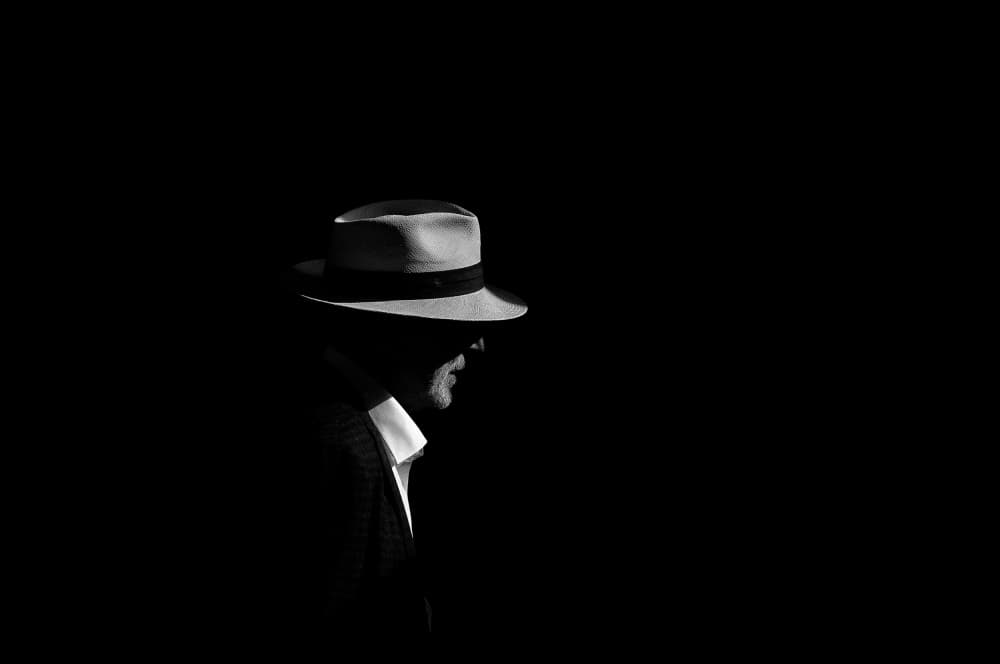 Mysterious Man in Fedora by Antonio Grambone — canvas wall art