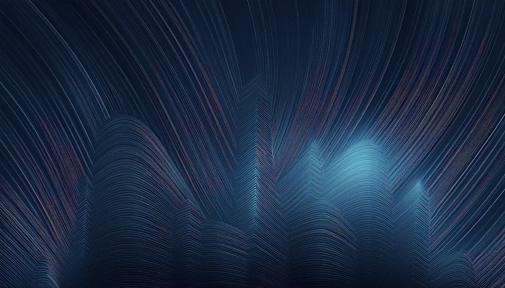 Luminous Blue Waves by engin akyurt — canvas wall art