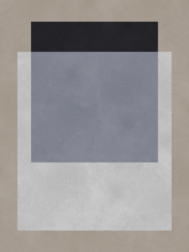 Layered Geometric Abstraction by Vitor Costa — canvas wall art