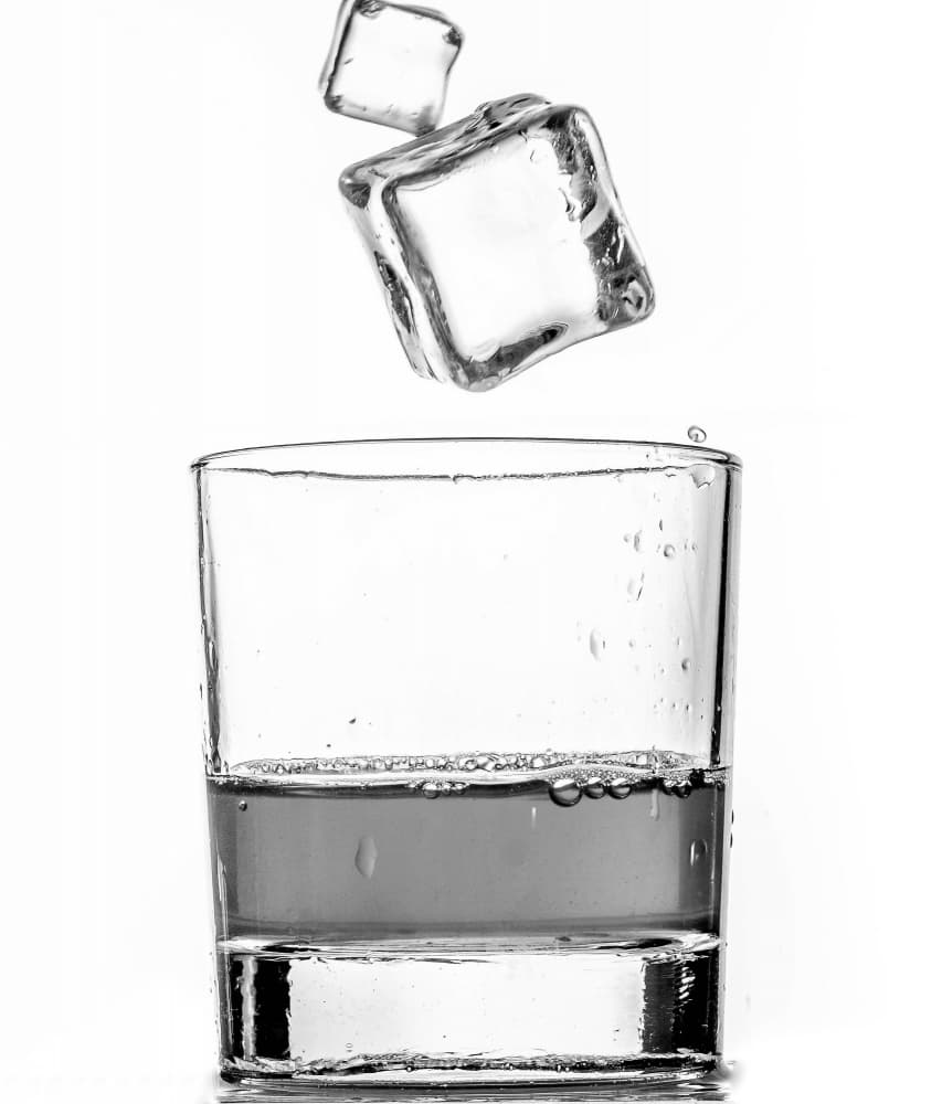 Refreshing Ice Splash by MAZAL TOV MATTY OZERI — canvas wall art