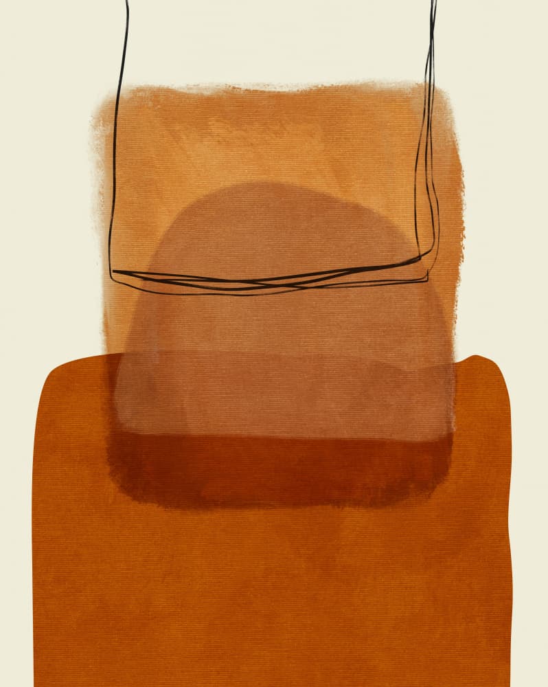 Painted Lines Desatur Kopie by Ana Rut Bre — canvas wall art