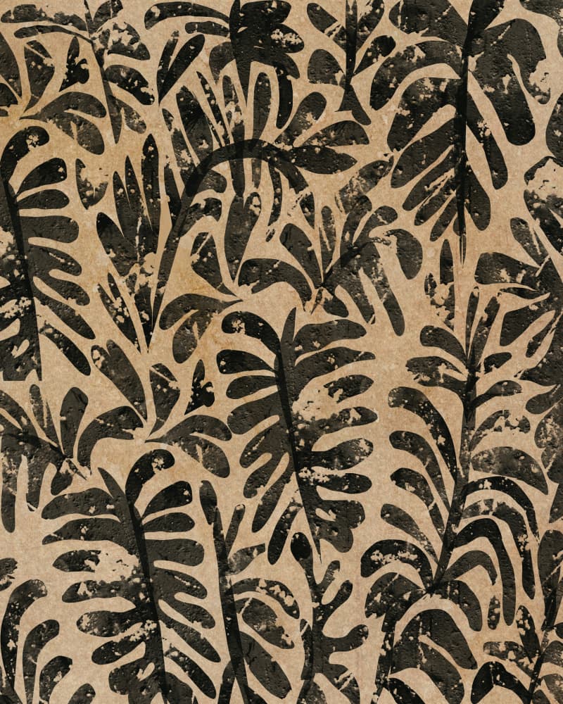 Tropical Leaf Pattern by Josie George — canvas wall art