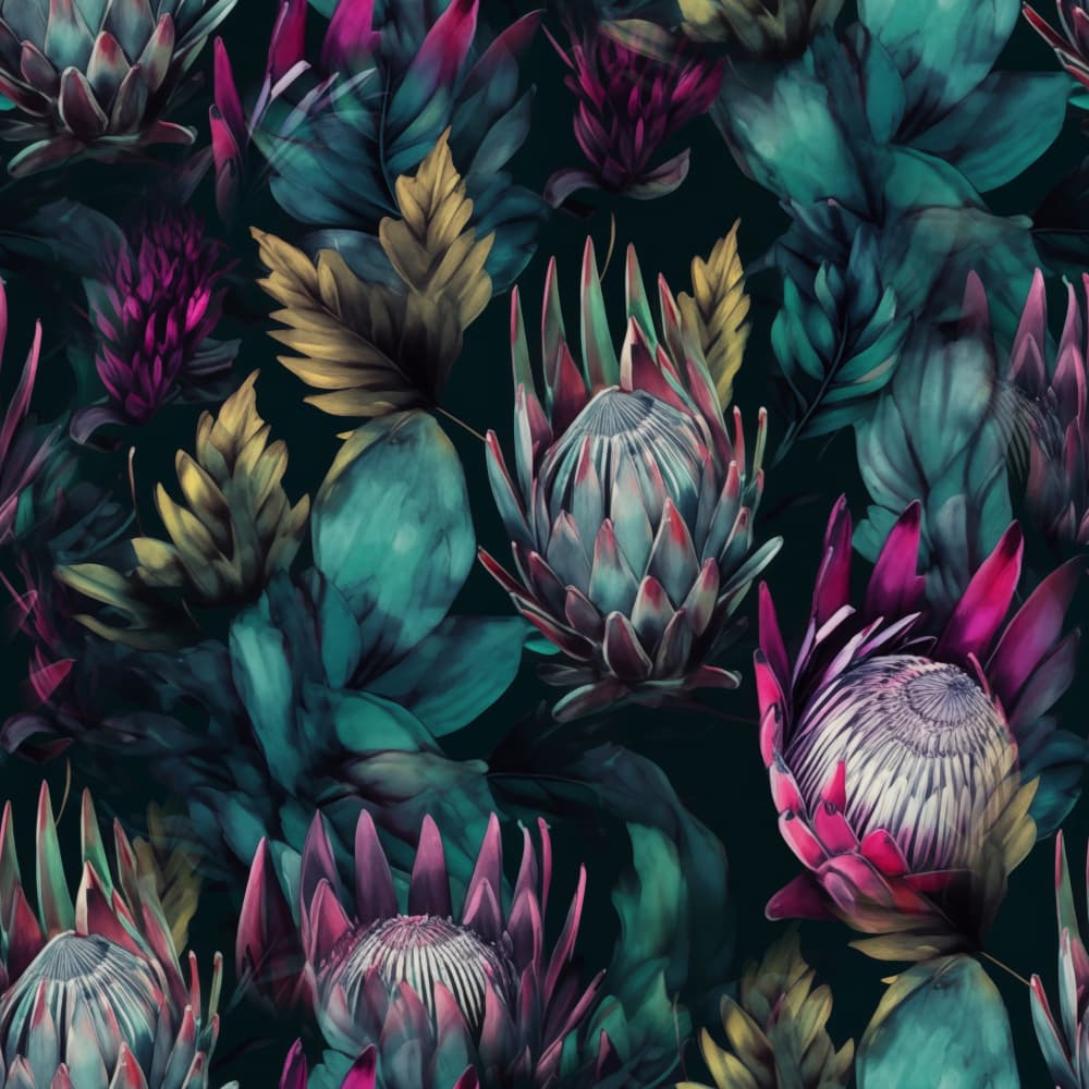 Watercolor Botany Floral Art 24 by Justyna Jaszke — canvas wall art
