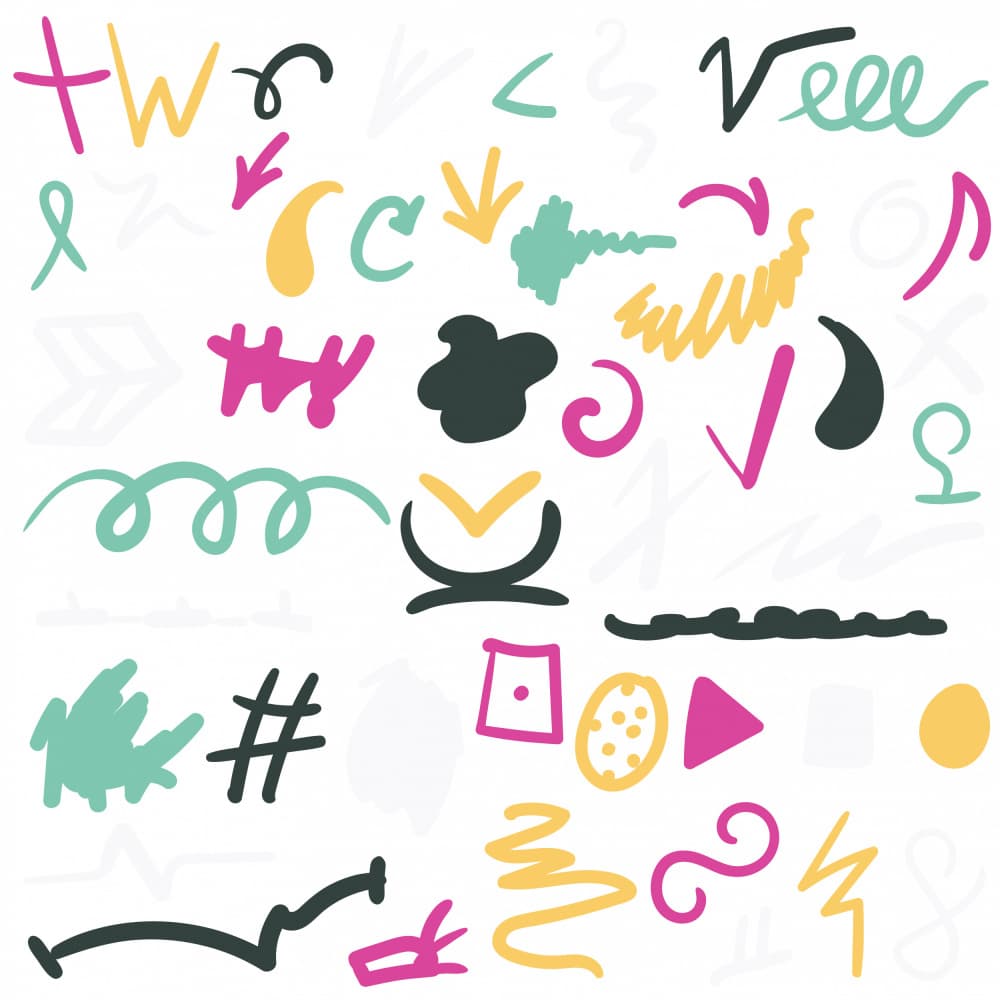Playful Doodle Art by Marika Barsrsind — canvas wall art