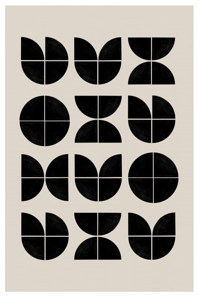 Geometric Harmony by THE MIUUS STUDIO — canvas wall art