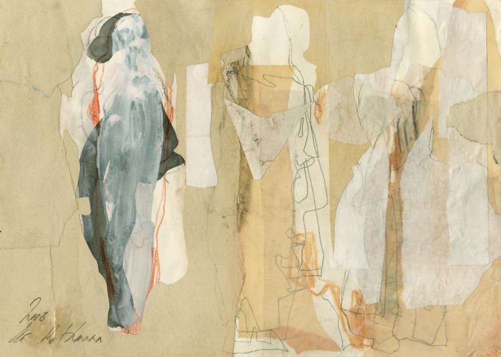Serene Abstract Figures by Ute Rathmann — canvas wall art