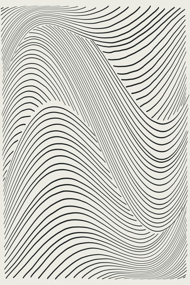 Dynamic Line Waves by jay stanley — canvas wall art