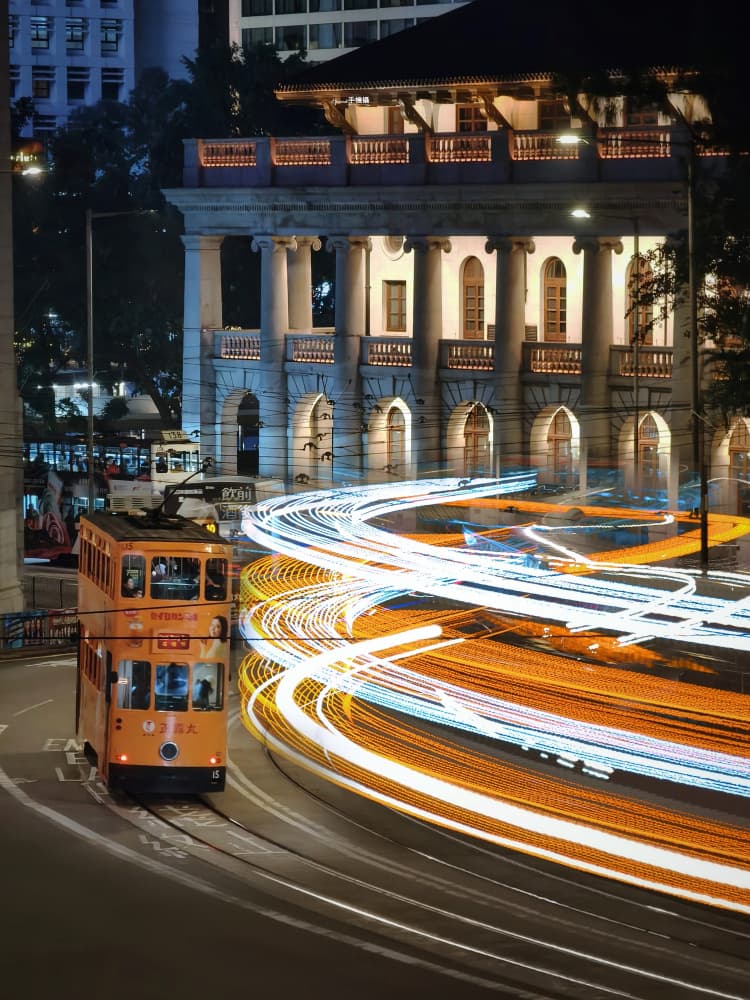 Hong Kong Night Trails by Tong Ho Chung Howard — canvas wall art