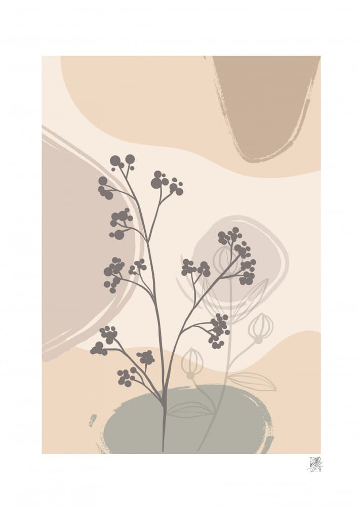 Muted Organic Botanicals by Osvaldo Russo — canvas wall art