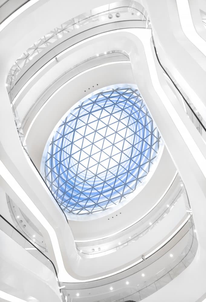 Geometric Sky Dome by Peiyin Wang — canvas wall art