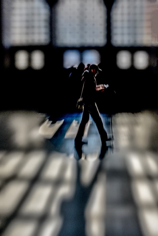 Dramatic Silhouette Walk by Ömer Ates Kızıltug — canvas wall art