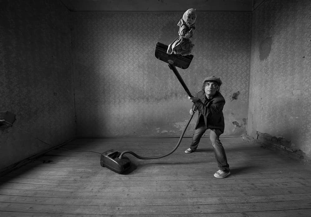Creative Vacuum Doll by mario grobenski - psychodaddy — canvas wall art