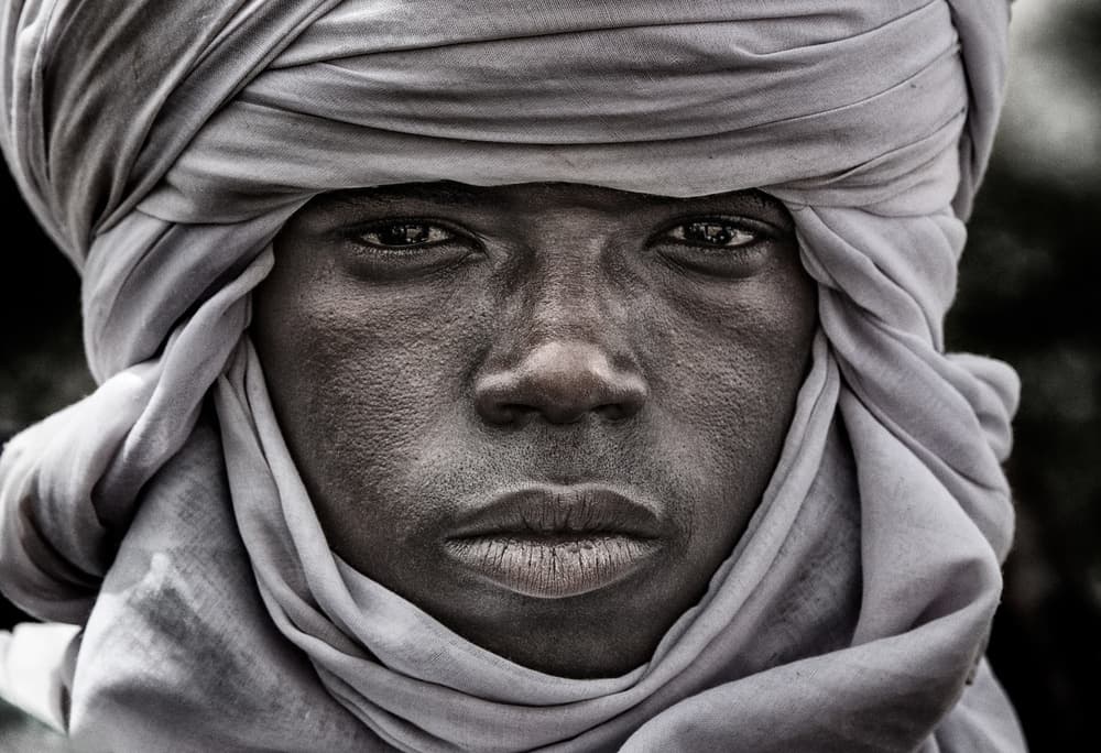 Stoic Man In Turban by Joxe Inazio Kuesta Garmendia — canvas wall art