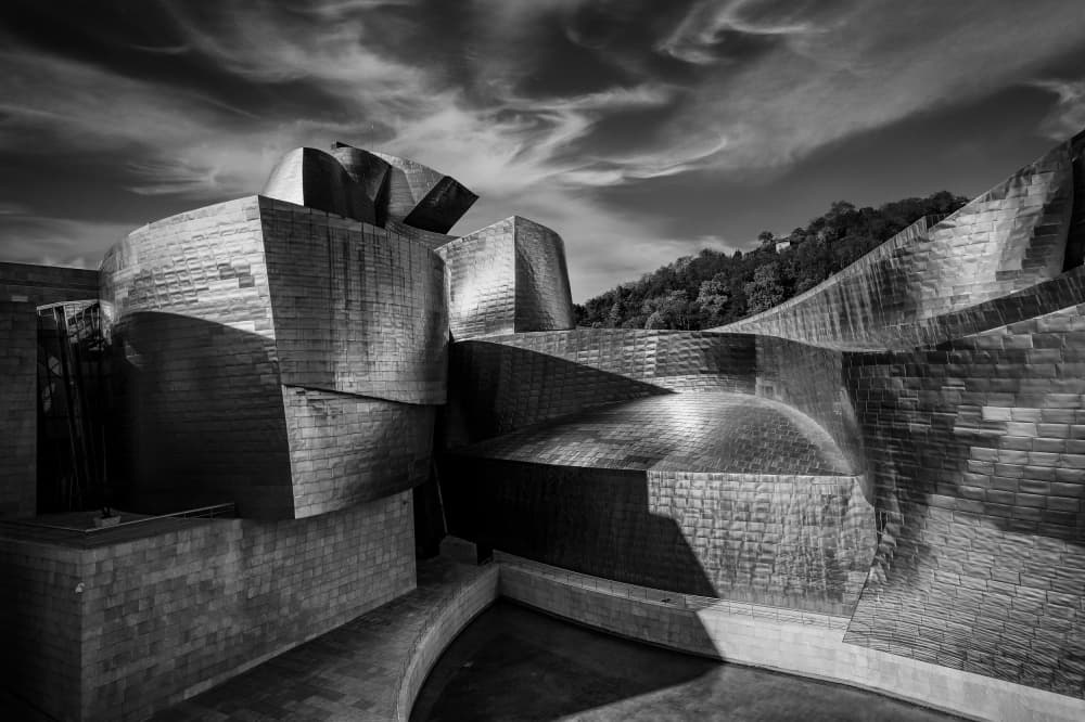 Dramatic Modern Museum by Michel Romaggi — canvas wall art