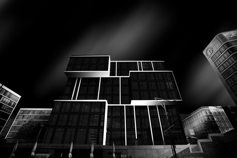 Stark Urban Geometry by Matthias Hefner — canvas wall art
